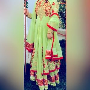 Elegant design Anarkali Indian set